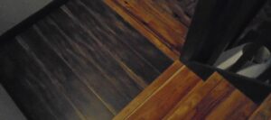 Laminate on the staircase