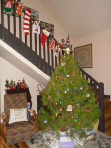 Christmas tree and decorations